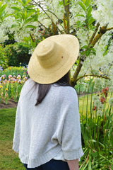 Ghanaian Plain Straw Sun Hat