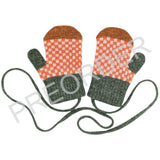 Kids' Patterned Lambswool Mittens