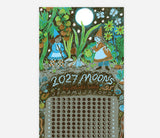 Phoebe Wahl 2027 Lunar Calendar Poster Daily Moon Tracker