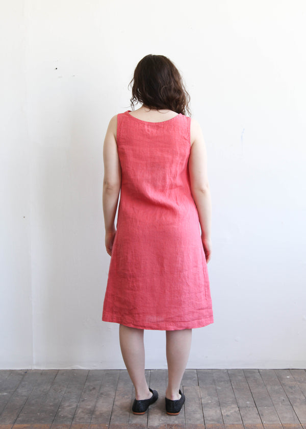 Diana Dress - Salmon Yarn Dye