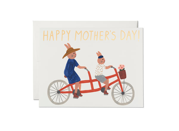 Happy Mother’s Day Tandem Bunnies Card