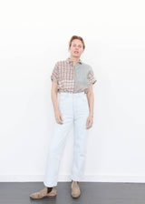 225’s Jean - Pale Blue/Blue Stitch