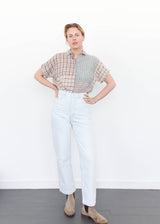 225’s Jean - Pale Blue/Blue Stitch