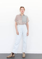 225’s Jean - Pale Blue/Blue Stitch