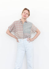 225’s Jean - Pale Blue/Blue Stitch