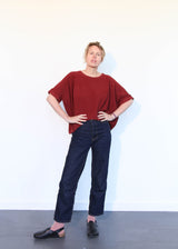 Jesse Kamm 225 jeans 225s Dark Blue Gold Stitch