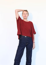 225’s Jean - Dark Blue/Gold Stitch