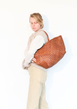 Arcot Basket Bag - Tan