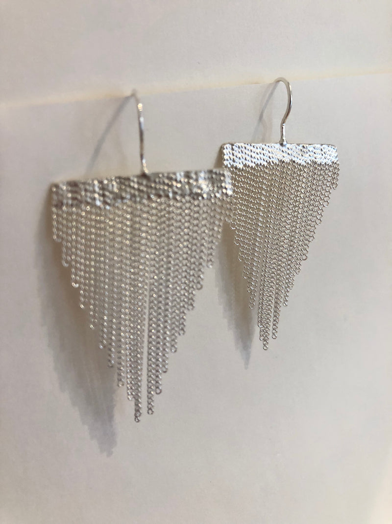 Spears Silver Earrings - HK1804