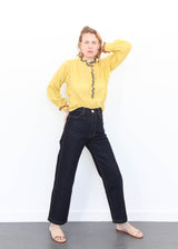 Jesse Kamm 225 jeans 225s Dark Blue Gold Stitch