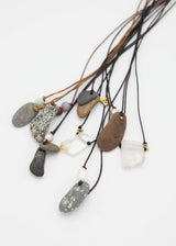 One of a Kind Rock/Crystal Necklace