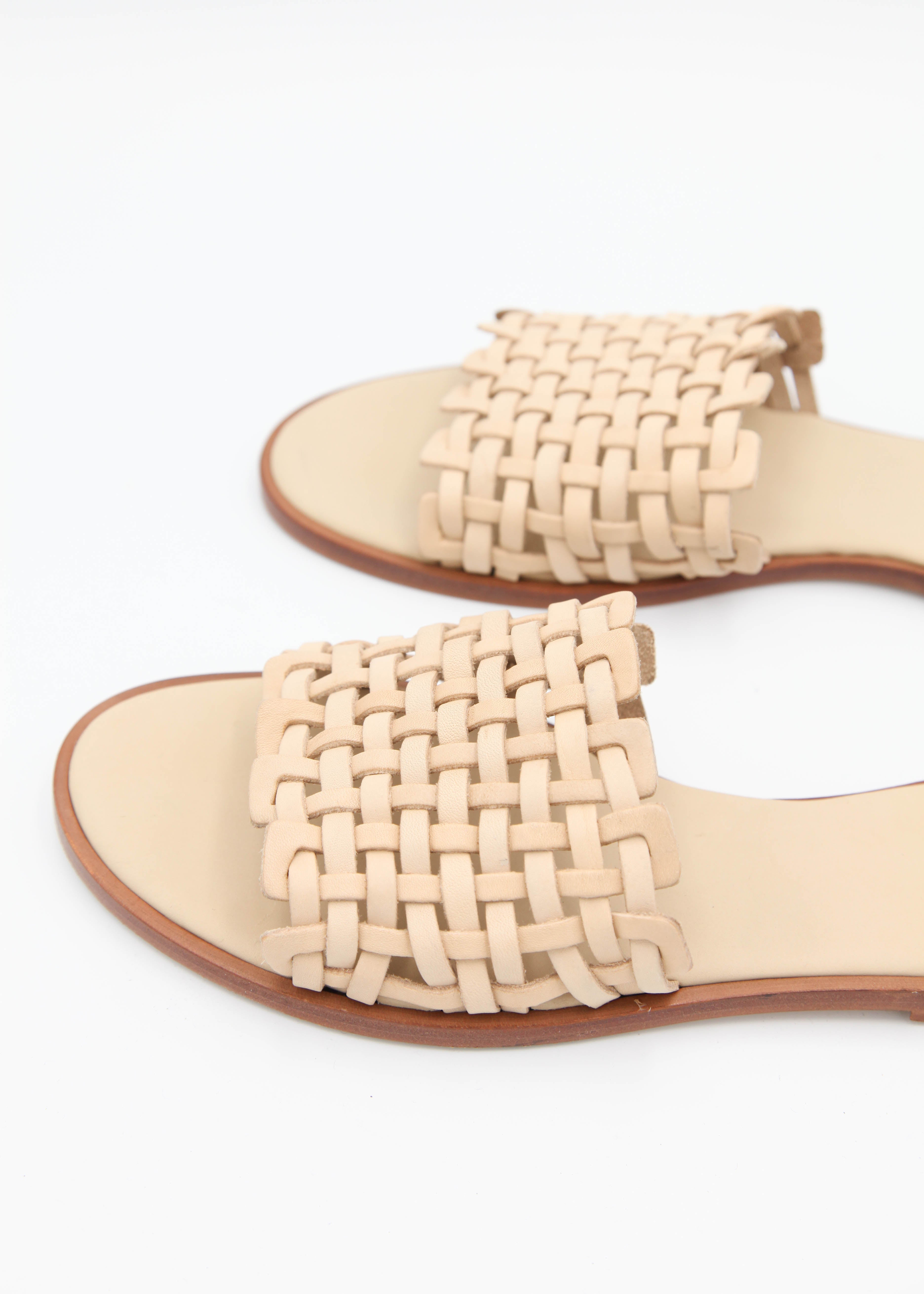 Zig Zag Sandal - Natural – Abigail Rose & Lily Too