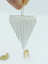 Spears Silver Earrings - HK1804