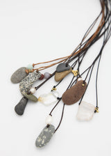 One of a Kind Rock/Crystal Necklace