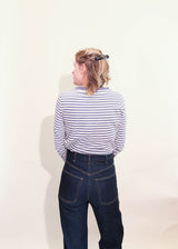 Jesse Kamm 225 jeans 225s Dark Blue Gold Stitch