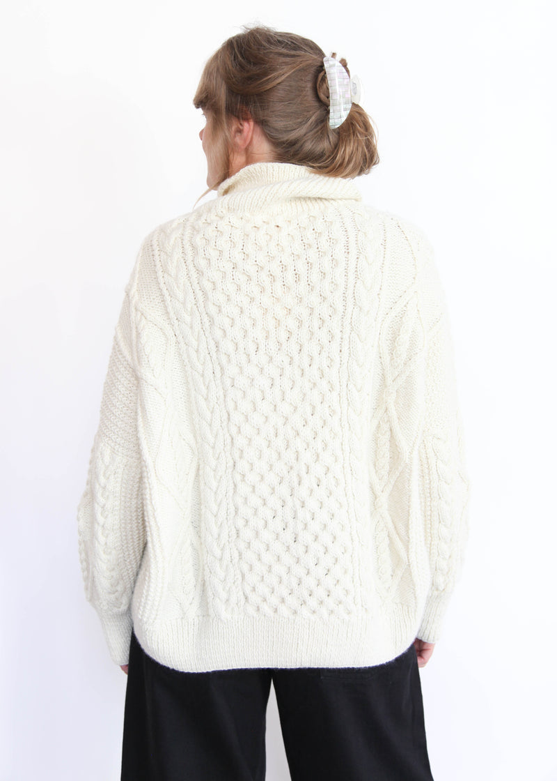 Fisherman Pullover - Cream