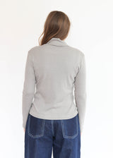 Long Sleeve Mock Shell