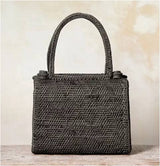 Ata Vine Handbag - Black