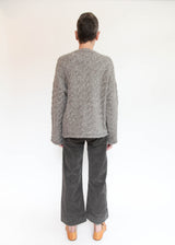 Cable Crewneck - Cinder