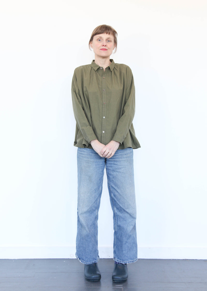 OHMI Typewriter Shirt - Olive