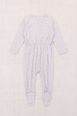 Baby Footed One-Piece - Mist Bunny Meadow