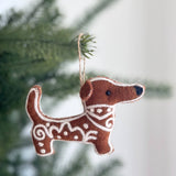 Gingerbread Ornament - Dachshund Dog