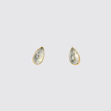 Shiny Tear Drop Studs - EJ2062