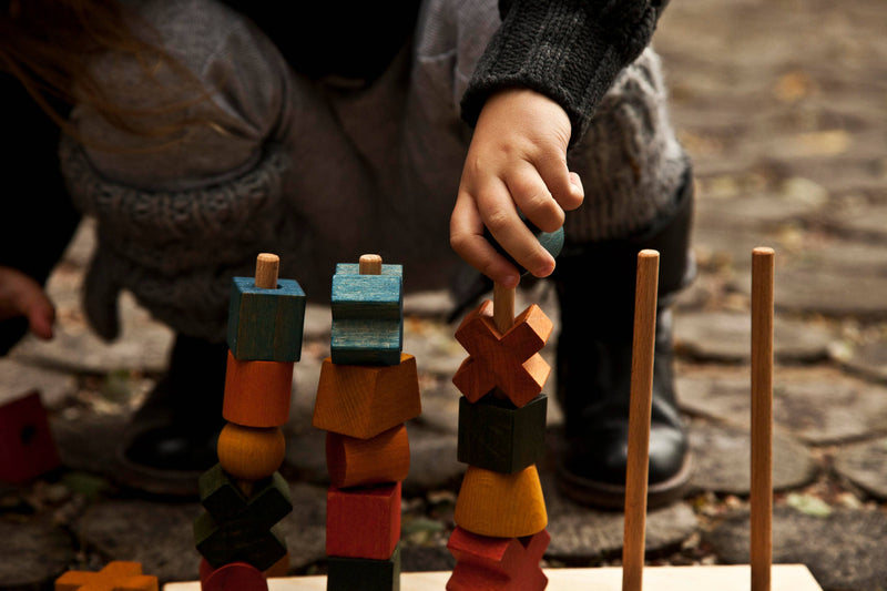 Rainbow Stacking Montessori Toy