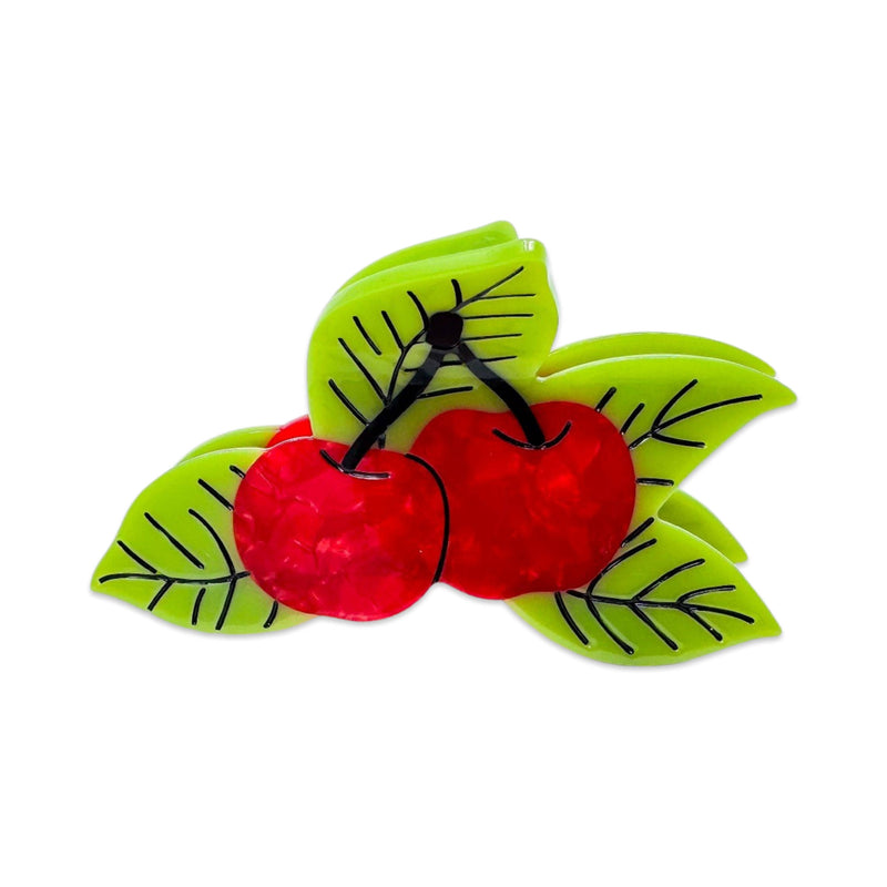 Large Cherries Hair Claw Clip