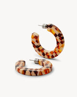 Kate Hoops in Tortoise Checker