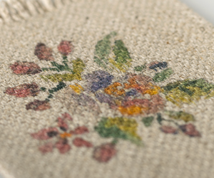 Rug, Flowers, Small - Mouse Dollhouse