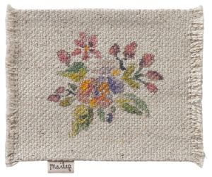Rug, Flowers, Small - Mouse Dollhouse