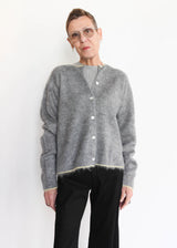 Cardigan - Gray/Yellow