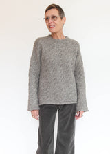 Cable Crewneck - Cinder