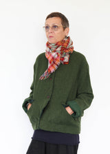 Check Square Scarf - Red SW2335
