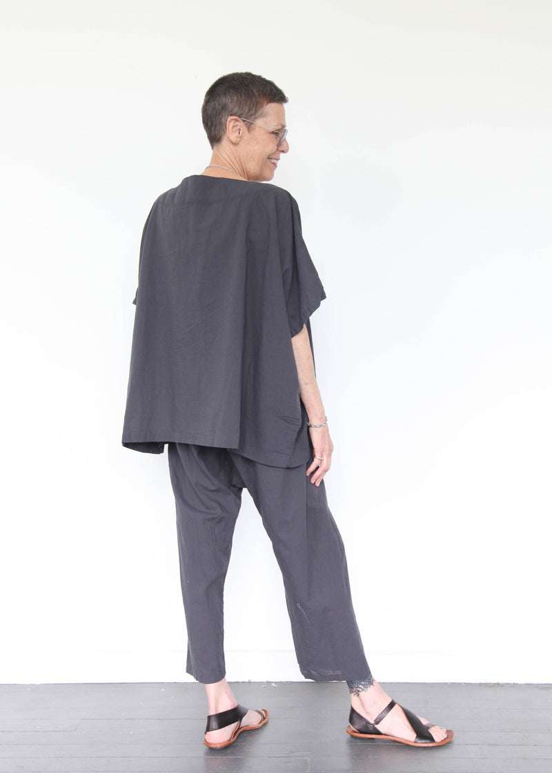 Box Top - Charcoal, One Size