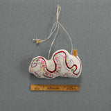 Lunar New Year Dragon - Cotton Ornament, Wall Hanging, Token