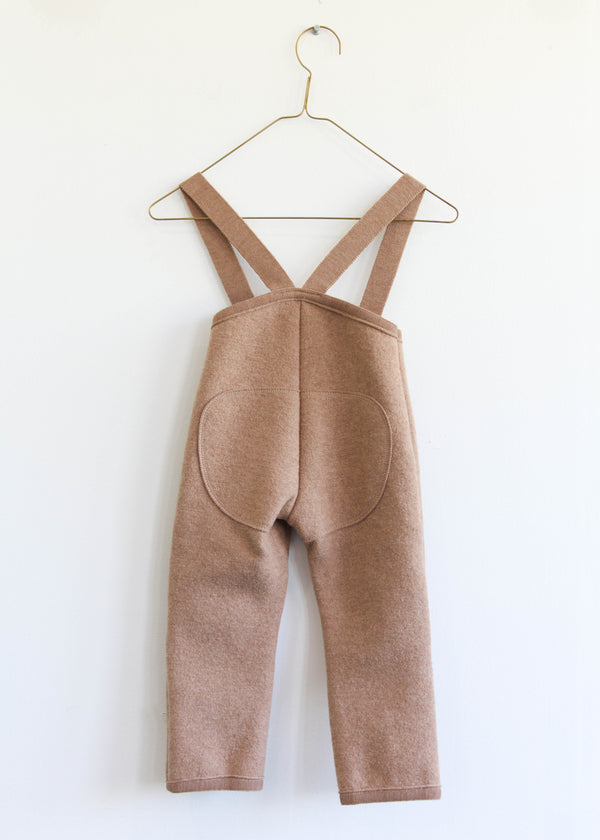 Children’s Boiled Wool Trousers - Caramel