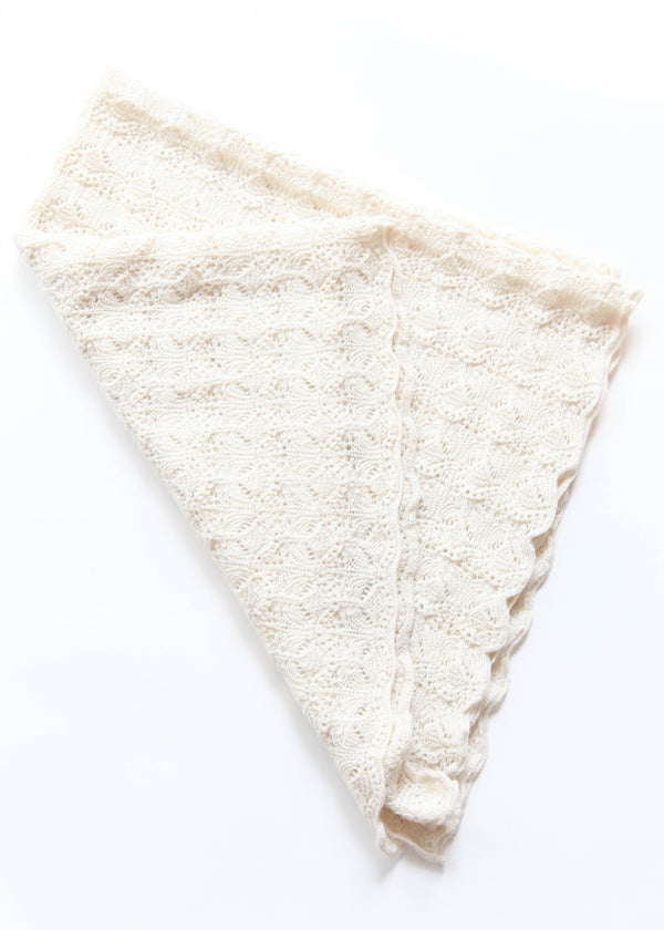Baby Alpaca Blanket - Creme