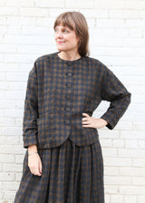 Gingham Check Jacket (Woven) - One Size