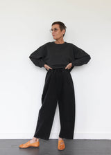 Barrel Pant - Faded Black