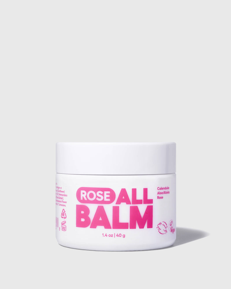 Rose All Balm Jar-Lip Balm, Hand and Body Moisturizer