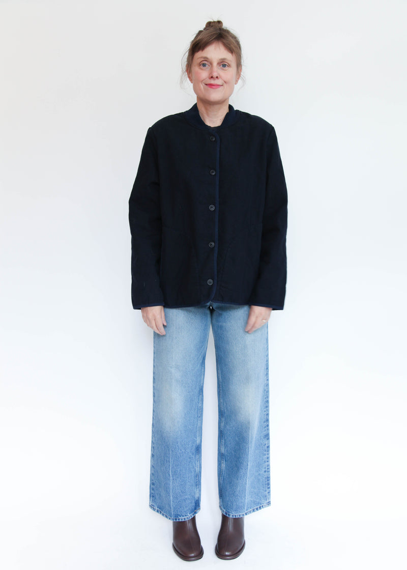 Diamond Car Coat - Midnight