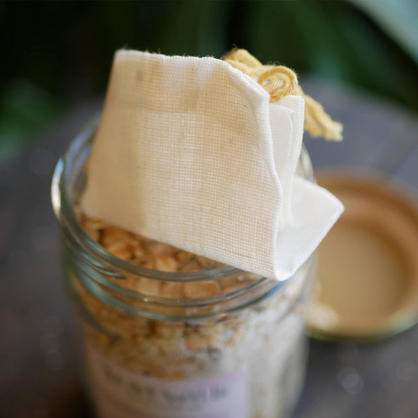 Large Lavender Bath Tea