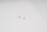 Silver 3 Dot Studs