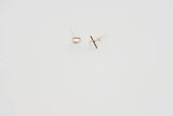 Gold XO Studs