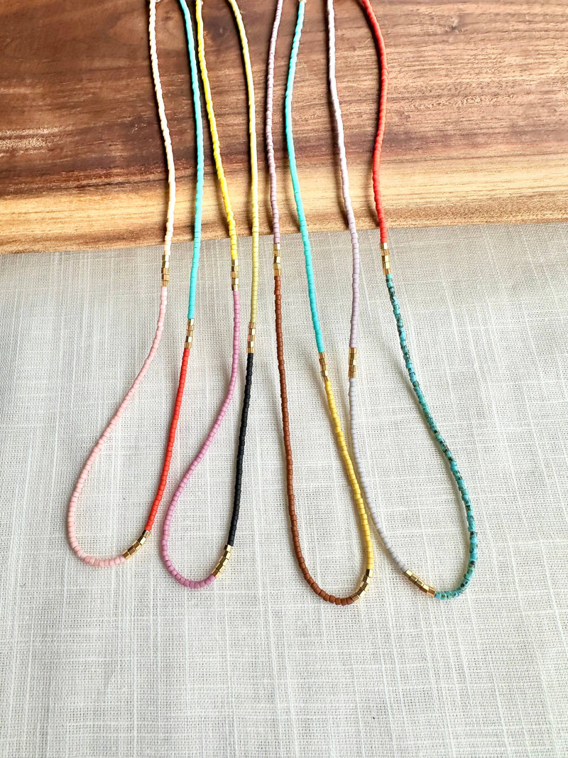 Cassis Beaded Necklace