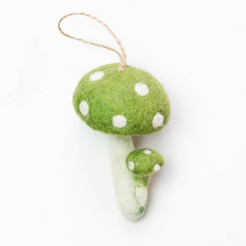 Ornament - Felt Mushrooms - 6 Assorted Pieces