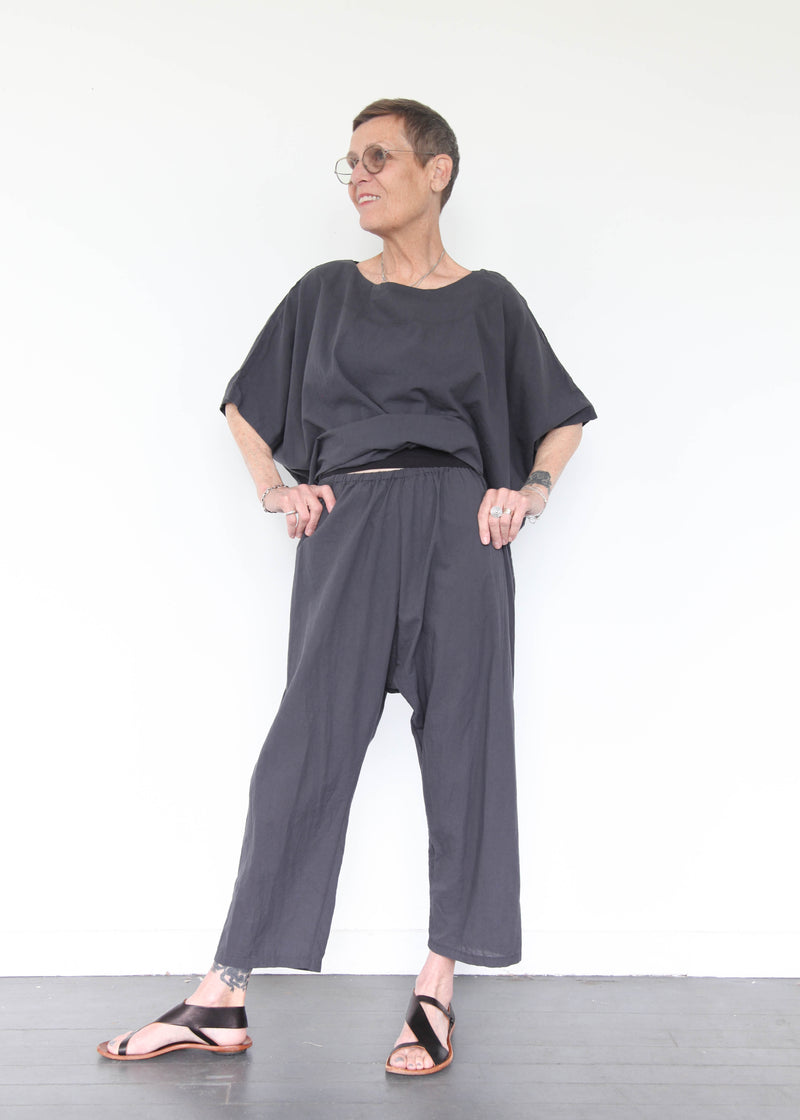 Drop Crotch Pant - Charcoal