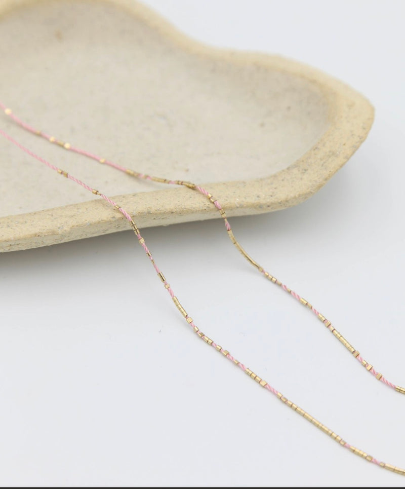Baraca Spaced Necklace - Pink